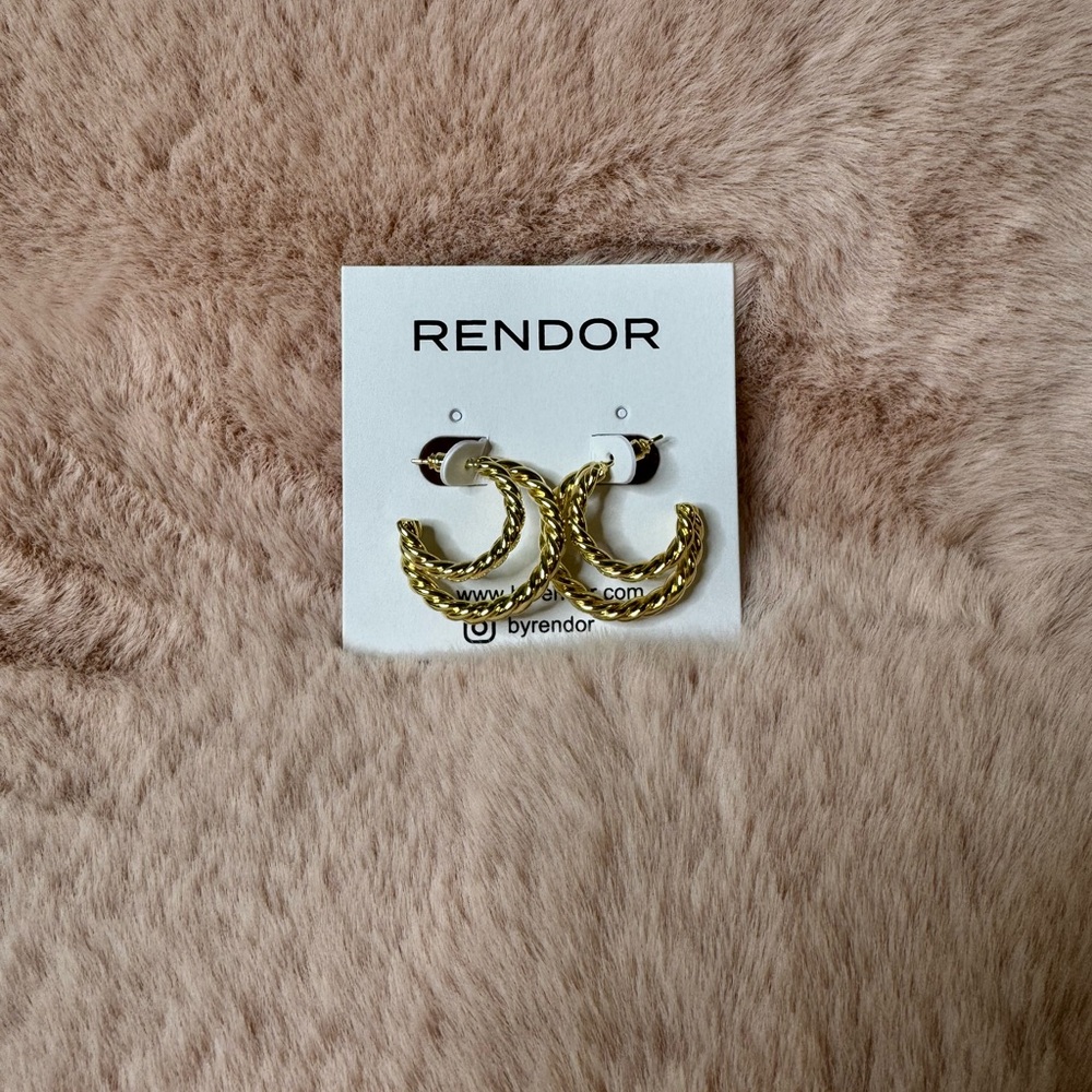 Rendor Double Hoop Earrings